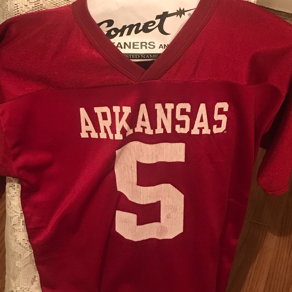 Retro Brand Arkansas Razorbacks Football Jersey 5!